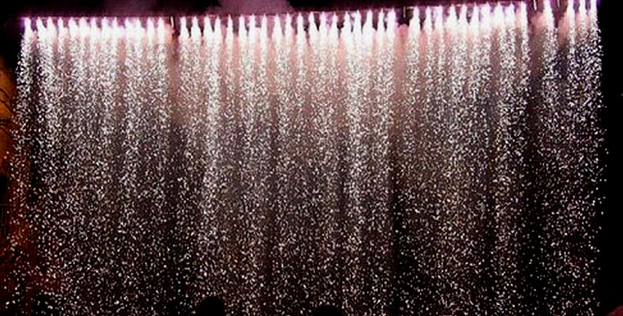 Piromusicales pirotecnia fría